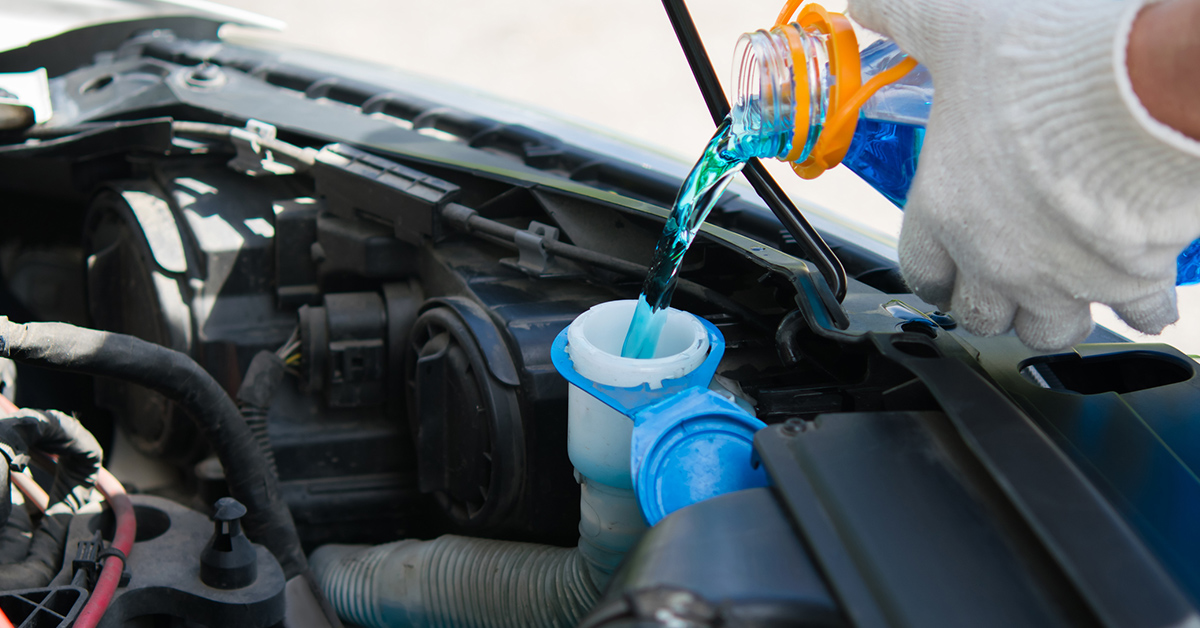 Windshield Washer Fluid Freezes Up